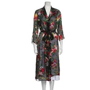 ALICE + OLIVIA Floral Print Robe